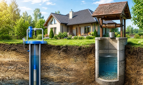 Автономное водоснабжение загородного дома Сатка: скважина или колодец
